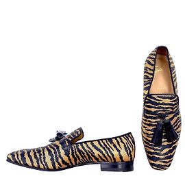 Christian Louboutin Louboutin upperr Daddy mocassini con nappine Marrone