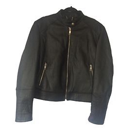 John Richmond Biker jackets Black