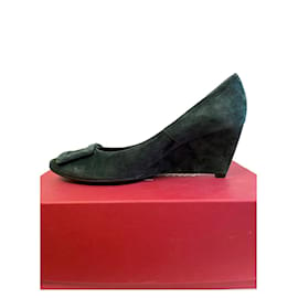 Roger Vivier-Calcanhares-Verde escuro