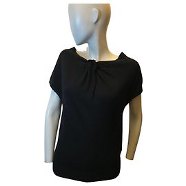 Blusa Victor & Rolf de seda e lã para H&M Preto