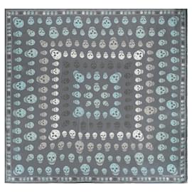 Alexander Mcqueen-Box Skull Scarf-Multiple colors
