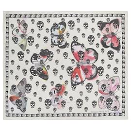 Alexander Mcqueen-Skulls On Butterflies Scarf-Multiple colors