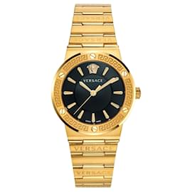 Versace-Greca Logo Bracelet Watch-Golden,Metallic