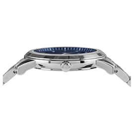 Versace-Greca Bracelet Watch-Silvery,Metallic