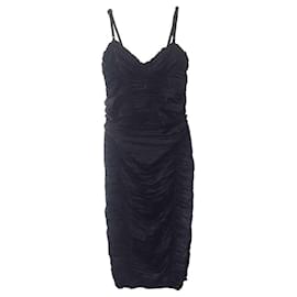 D&G-D&G SILK MID-LENGTH DRESS SIZE IT44-Black