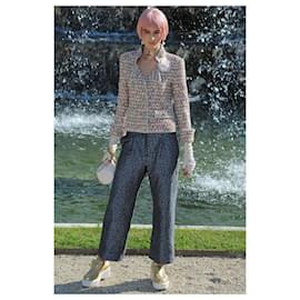 Chanel-6,8Jaqueta K $ Runway Tweed-Multicor