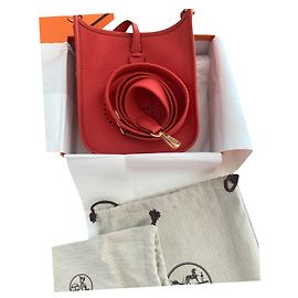Hermès Evelyn mini Vermelho