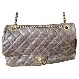 Chanel Timeless Jumbo Easy Flap Marron