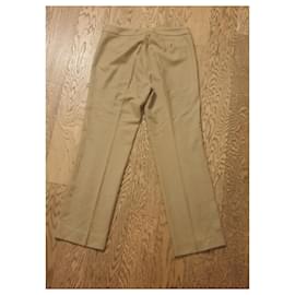 Marella-Pantalón Marella de lana camel-Beige