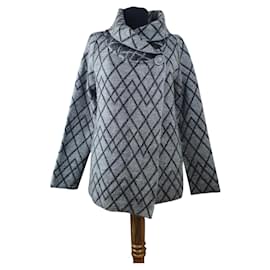 Christian Siriano Strickjacke Grau M Grau