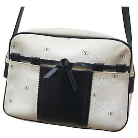 Valentino Garavani Bolso Valentino Vintage Negro Blanco