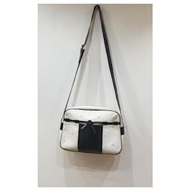 Valentino Garavani-Valentino vintage shoulder bag-Black,White