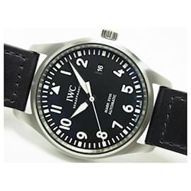 IWC-IWC Pilot's watch mark18 black IW327009 Genuine goods Mens-Silvery