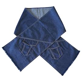 Christian Dior-sciarpe-Blu