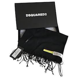 Dsquared2-Men Scarves-Black