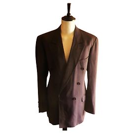 YVES SAINT LAURENT jacket size 54 Very good condition Dark brown