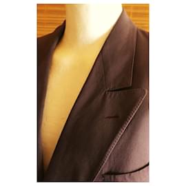 Yves Saint Laurent-Talla de chaqueta YVES SAINT LAURENT 54 Muy buen estado-Marrón oscuro