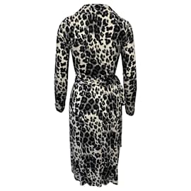 Diane Von Furstenberg-Diane Von Furstenberg Abito leopardato in viscosa multicolore-Multicolore