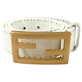 Fendi-Fendi belt-White