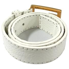 Fendi-Fendi belt-White
