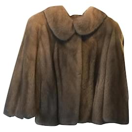 Sam Rone SHORT JACKET IN SILVER MINK Silvery
