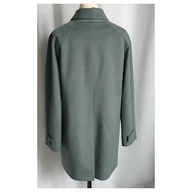 Regina Rubens-REGINA RUBENS Green coat cashmere touch superb T42/44-Dark green