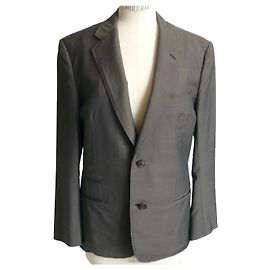Hermès HERMES BROWN WOOL SUIT T48 fr Dark brown