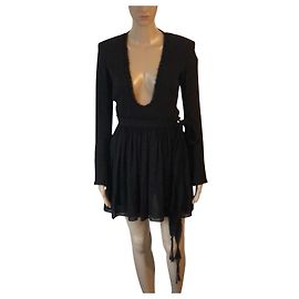 Saint Laurent Dresses Black