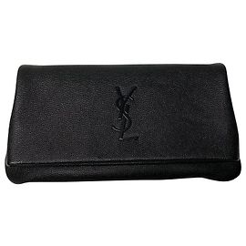 Yves Saint Laurent West Hollywood Flap Clutch Black