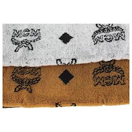 MCM Cognac Monogram Visetos Towel Set Other