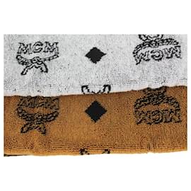 MCM-Cognac Monogram Visetos Towel Set-Other
