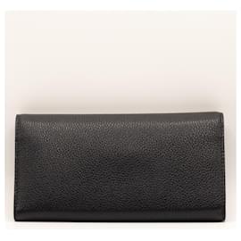 Gucci-Gucci Zumi Posillipo Black Leather woman wallet 573612-Black