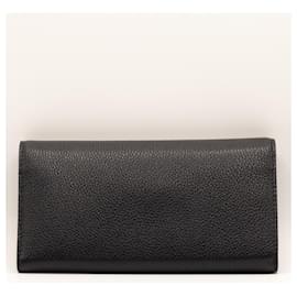 Gucci-Gucci Zumi Posillipo Black Leather woman wallet 573612-Nero