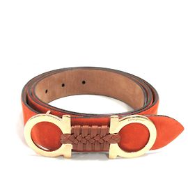 Salvatore Ferragamo Gürtel Orange