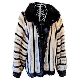 Dior Mink jacket Black White