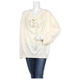 Pull Oversize Ecru Maison Martin Margiela MM6 Laine Autre
