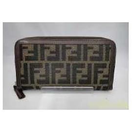 Fendi-FENDI long wallet-Brown