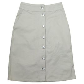 Falda Piper beige de algodón Filippa K Beige
