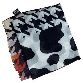Moschino wool stole multi color Multiple colors