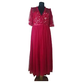 Needle & Thread Red Maxi Dress Red