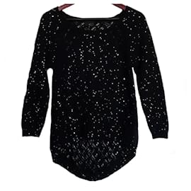 ROBERTO CAVALLI STRICKBLUSE Schwarz