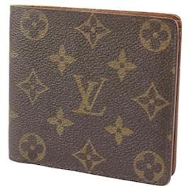 Louis Vuitton-Monogram Men's Bifold Multiple Slender Marco Wallet-Other