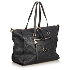 Louis Vuitton-Louis Vuitton Black Monogram Empreinte Lumineuse PM-Black