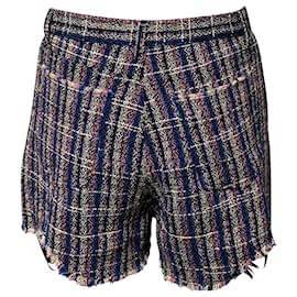 Iro-Iro Nonza Sequin-Embellished Tweed Shorts in Multicolor Cotton-Other