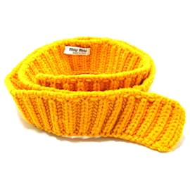 Miu Miu Belt Yellow