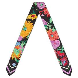 Bandeau de seda con estampado Gucci Ken Scott Multicolor