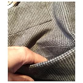 Brunello Cucinelli-La jupe en mélange de cachemire Brunello Cucinelli s'adapte comme une UE 38-Multicolore,Gris