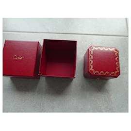 Cartier-boite pour bague cartier neuve avec surboite-Rouge