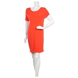 Acne Kleid orange aus Viscose Orange