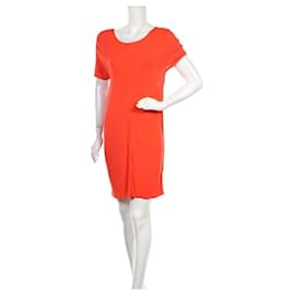 Robe Acne orange en viscose Orange